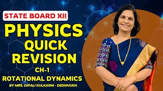 Very Quick revision series for 12th sci s Board students Ch Rotational Dynamics #Physics #Trending #