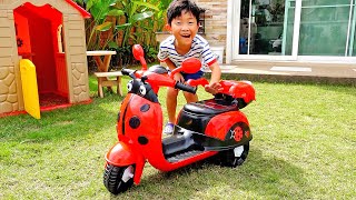 Super Bike Toy Assembly with Playground Activity for Children