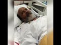 umer shrif in hospital recent video pray for his health and speedy recovery