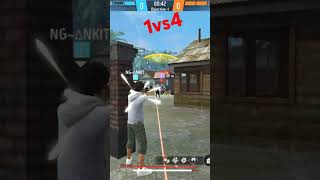 #1vs4 op game play place like and subscribe