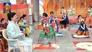 Gajja Pooja Kuchipudi Dance in Sri Sarada Lakshmi Narasimha Swamy Temple, Gayathri Nagar 19.10.23