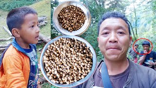 wild chestnuts finding with sarmila and Bijaya @bhumicooking