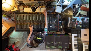 Mixing Peter Gabriel Stems on an Analog Console