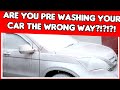 BEST PRE WASH METHOD - YOU MUST TRY THIS! CITRUS AND SNOWFOAM #cardetailing #carwash #carcare