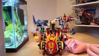 Abaranger Mezodon Dx Megazord Dino Thunder