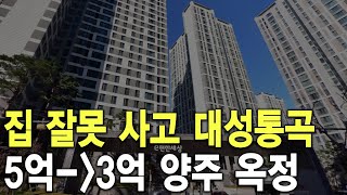 5억주고 산게 3억에 거래 양주 옥정 집 잘못 사고 대성통곡