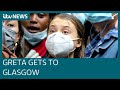 Greta Thunberg mobbed by fans in Glasgow ahead of the Cop26 summit | ITV News