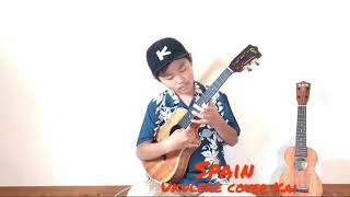 【#おうちでウクレレ】vol.51 Spain★Kai（小学5年）