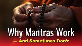 Why do mantras work -- and sometimes don't! What are the 3 requirements for mantra use?