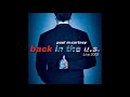 Paul McCartney - Vanilla Sky - Back in the U.S. (Live 2002)