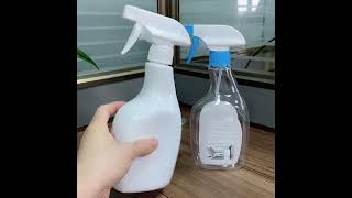 China Factory Wholesale 500ml 600ml Chemical Cleaning Plastic Trigger Spray Bottle Show.