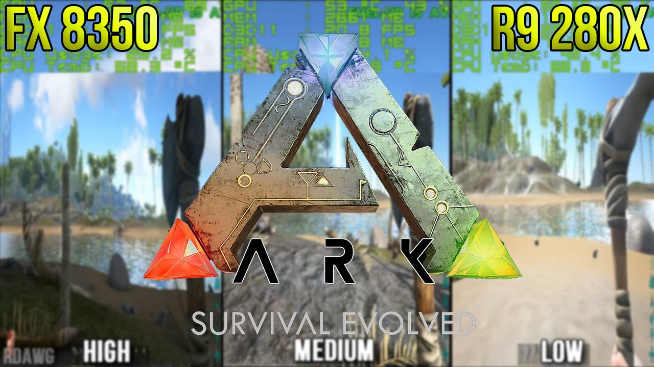 Ark: Survival Evolved | High Vs Medium Vs Low | FX 8350 | R9 280x | FPS ...