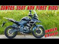 Zontes 350T ADV | FIRST RIDE!