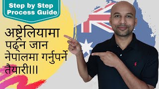 Study in AUSTRALIA: How to Apply guide for students from Nepal: Step by step student visa guidelines