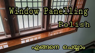 How can Polish the Window Panelling BeautifulIy