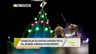 GMA Regional TV News: Taunang Pailaw ng Higanteng Christmas Tree sa Taal, Batangas