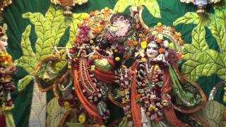 Darshan in Sri Krishna-Balarama mandir during kartik 2010 in Sri Vrndavan dhama