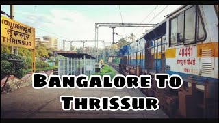 Bangalore to Thrissur | Ernakulam Intercity | Indian Railways | Abhishek Shirady | Vlog 15