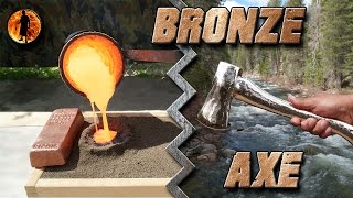 Casting a Bronze Axe Start to Finish