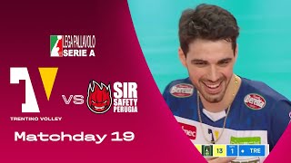 Trentino vs Perugia | Highlights | SuperLega | Matchday 19