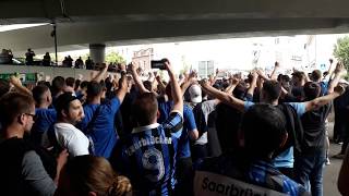 FC Saarbrücken Fans gegen 1860 Stimmung vor dem Spiel