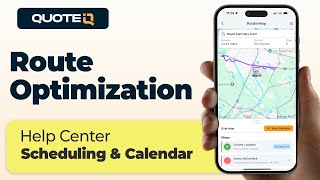 Route Optimization in QuoteIQ