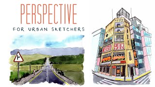 A Brief Guide to Perspective // Urban Sketching for Beginners