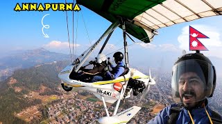 Ultralight Flight in Nepal You Should Not Miss 🇳🇵Majestic Views of Annapurna Mountain Range 😱