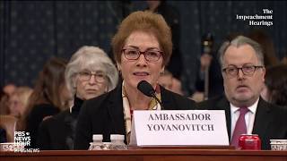 WATCH: Amb. Yovanovitch says Trump's Twitter attacks are 'very intimidating' | First impeachment