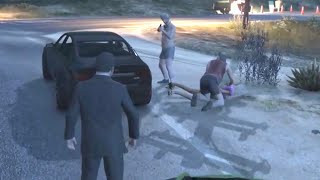 Micheal saved a girl from being raped | GTA 5 | Gameplay | PS 5 |