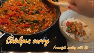 Freestyle cooking | Vegan food | Chickpea curry | 素食 | 鹰嘴豆咖喱