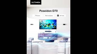 ULTIMEA Poseidon D70 7.1ch Sound Bar Review: Ultimate Virtual Surround Sound System for TV