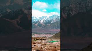 Himalayas \u0026 Clouds Above Them in Leh, #ladakh  || #clouds || #cloudsphotography || #travel || #leh