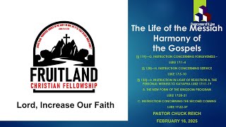 Lord, Increase Our Faith - Fruitland Christian Fellowship - Pastor Chuck Reich - COMPLETE Sermon