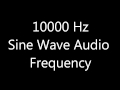 10000 Hz 10 kHz Sine Wave Sound Frequency Tone