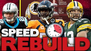 Washington Football Team Speed Rebuild! Rebuilding The Washington "Redskins" Madden 20 Rebuild!