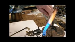 Glassblowing with a Bunsen Burner