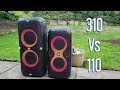 JBL Partybox 310 vs 110 - Sound Comparison