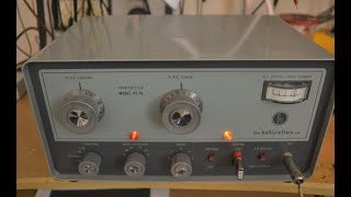 Demonstration of the Hallicrafter HT-40 transmitter