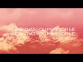 All I Want (Official Lyric Video)