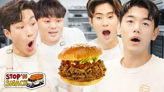 American High Schoolers try our Korean BBQ Rib Sandwiches for the FIRST TIME