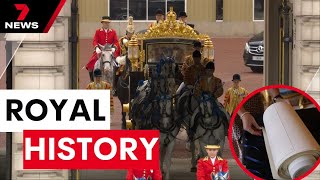 King and Queen given very special anniversary gift | 7 News Australia