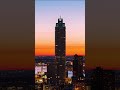 Tallest building in the Netherlands: Zalmhaventoren #shorts #euromast #rotterdam #skyline #timelapse