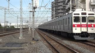 【4K定点撮影】東急電鉄8500系急行（東武鉄道伊勢崎線・獨協大学前駅）