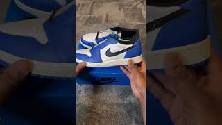 Air Jordan 1 og Low Game Royal🔥🔥🔥 #hiphop #jordanshoes