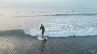 本日のモデルさん　2023/8/20  前編　 静波新堤（Shizunami Beach in Japan　Surfing drone videos）