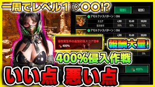 【The First Descendant】新ダンジョン『400％侵入作戦』の難易度、報酬、入手経験値から　いい点悪い点を解説  　TFD/ザファーストディセンダント