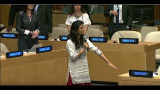 Sanaya Bharucha - Teach For India - High-level SDG Action Event on Education