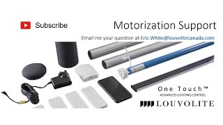 How to set Intermediate stops on your Louvolite One Touch lithium rechargeable motor