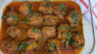 চিংড়ি মাছের বড়া ভুনা রেসিপি//Chingri Maser recipe